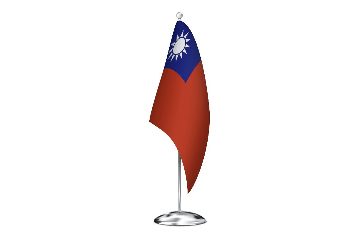 Bandera de despacho de Taiwan de alta calidad