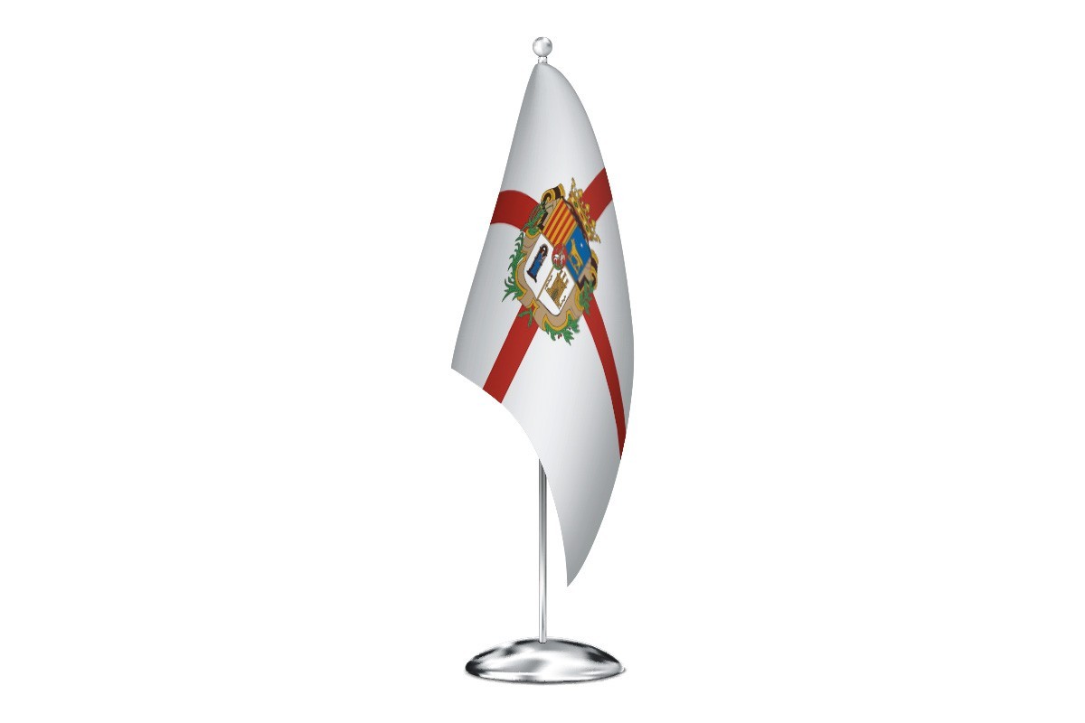 Bandera de despacho de Teruel provincia de alta calidad