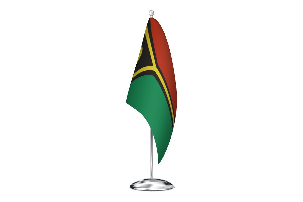 Bandera de despacho de Vanuatu de alta calidad