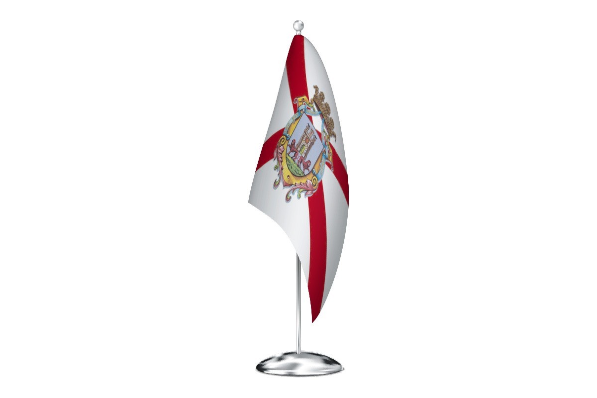 Bandera de despacho de Vitoria de alta calidad