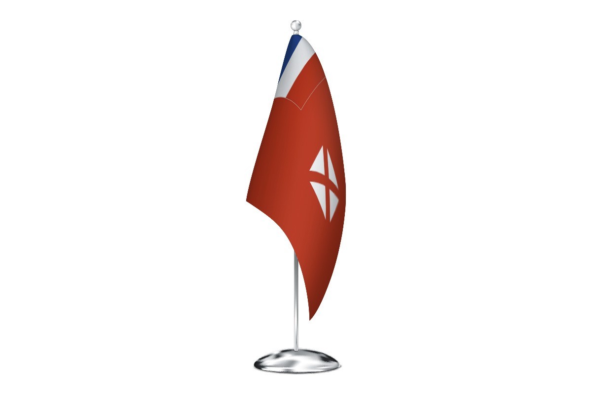 Bandera de despacho de Wallis y Futuna de alta calidad
