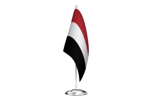 Bandera de despacho de Yemen sin escudo de alta calidad 123