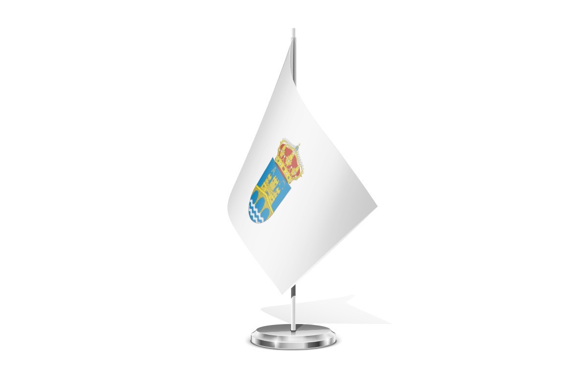 Bandera de mesa de Allariz