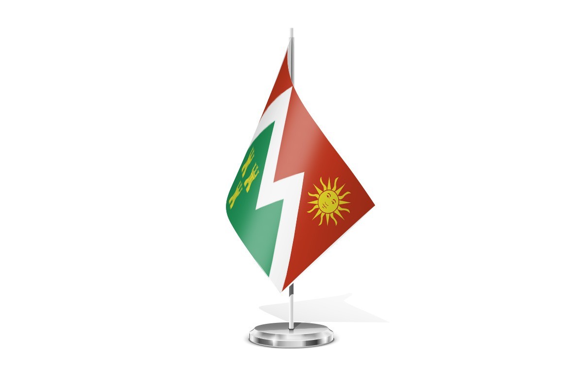 Bandera de mesa de Aller