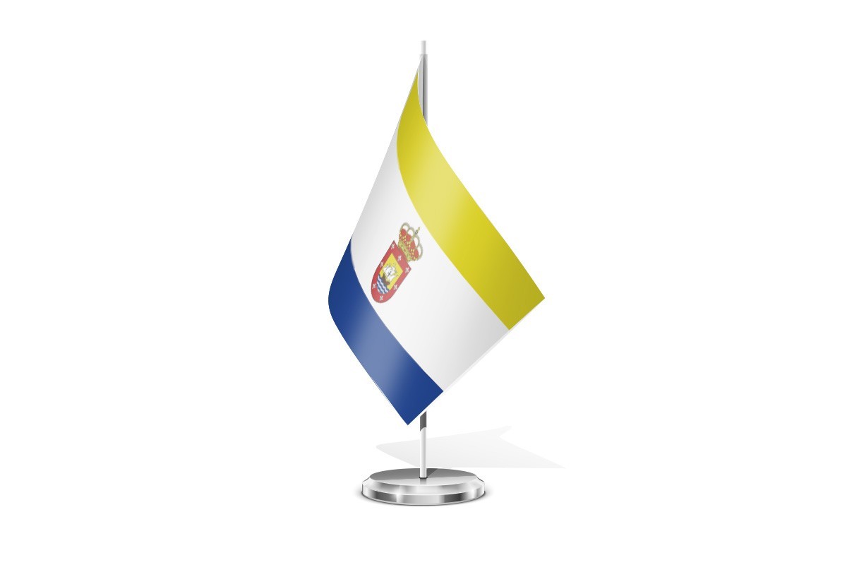 Bandera de mesa de Ampuero