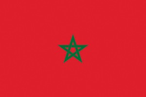 Bandera de Marruecos de alta calidad para exterior 123