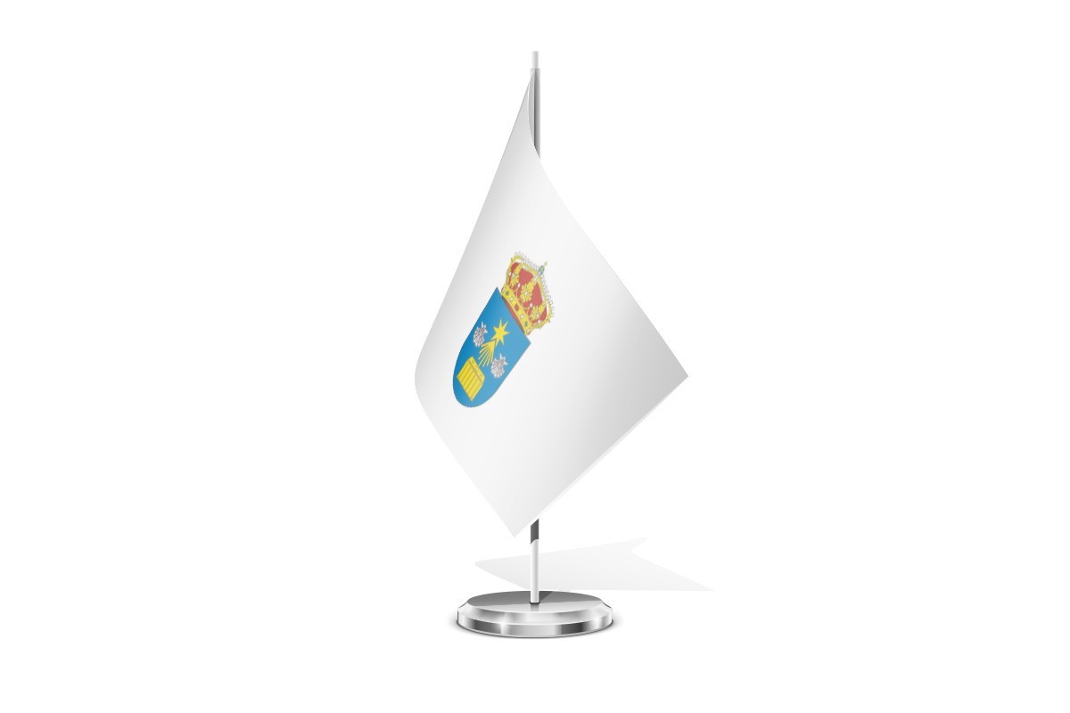 Bandera de mesa de Arzúa