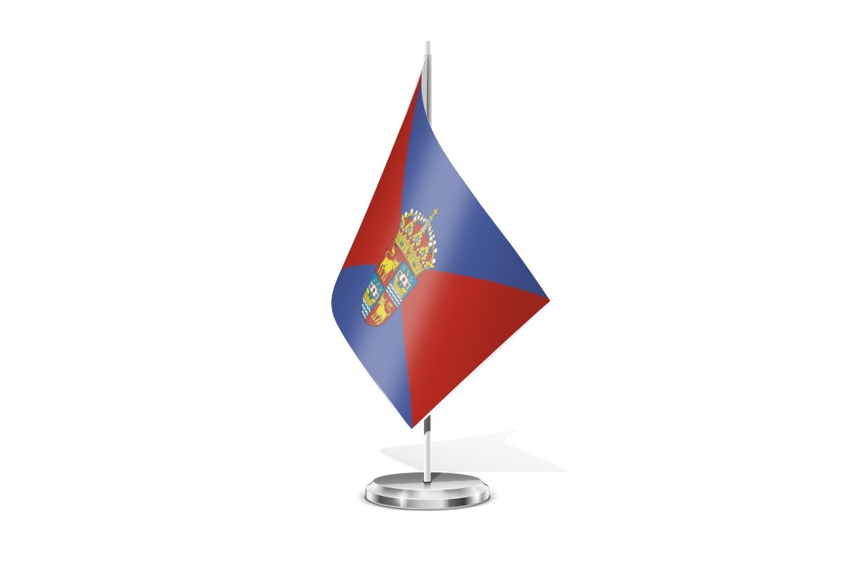 Bandera de mesa de Baiona