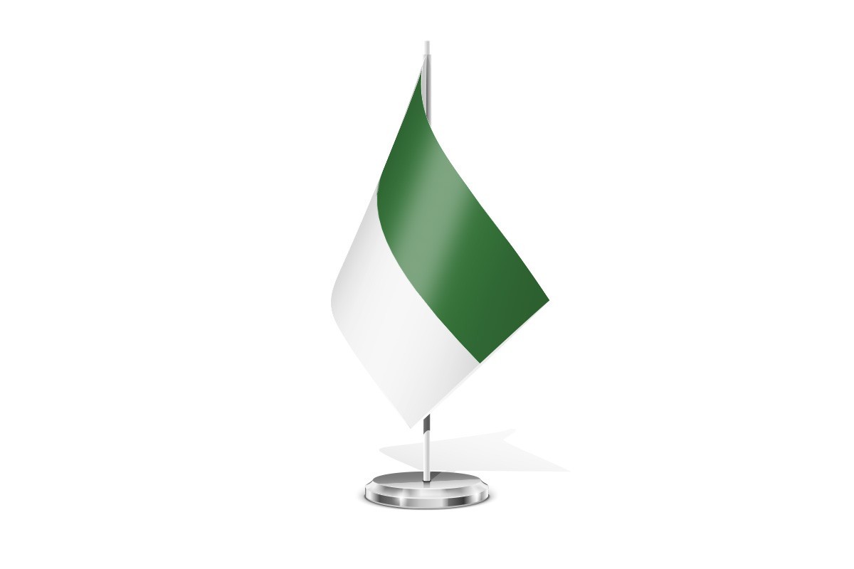 Bandera de mesa de Bakio