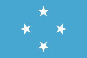 Bandera de Micronesia de alta calidad para exterior 123