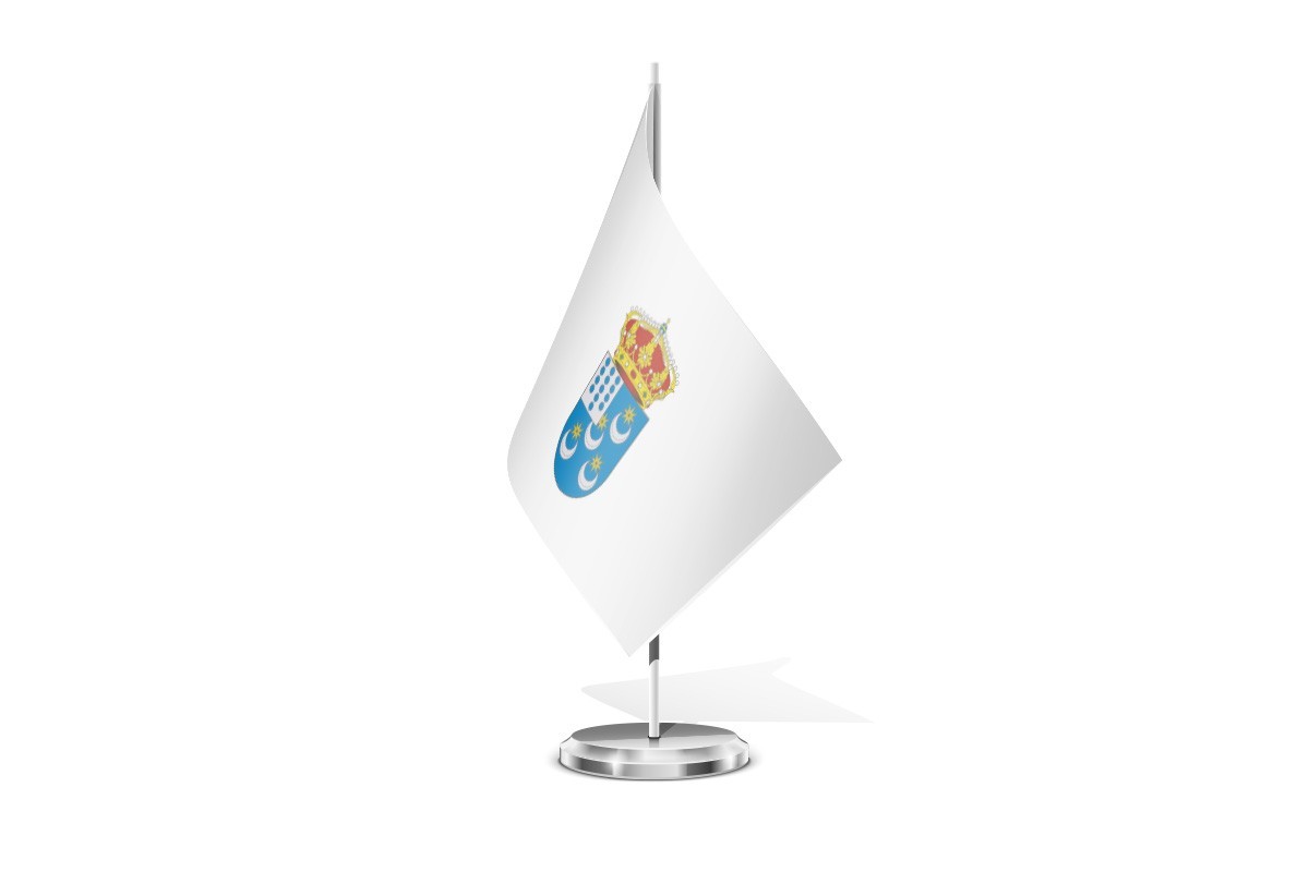 Bandera de mesa de Barbadás
