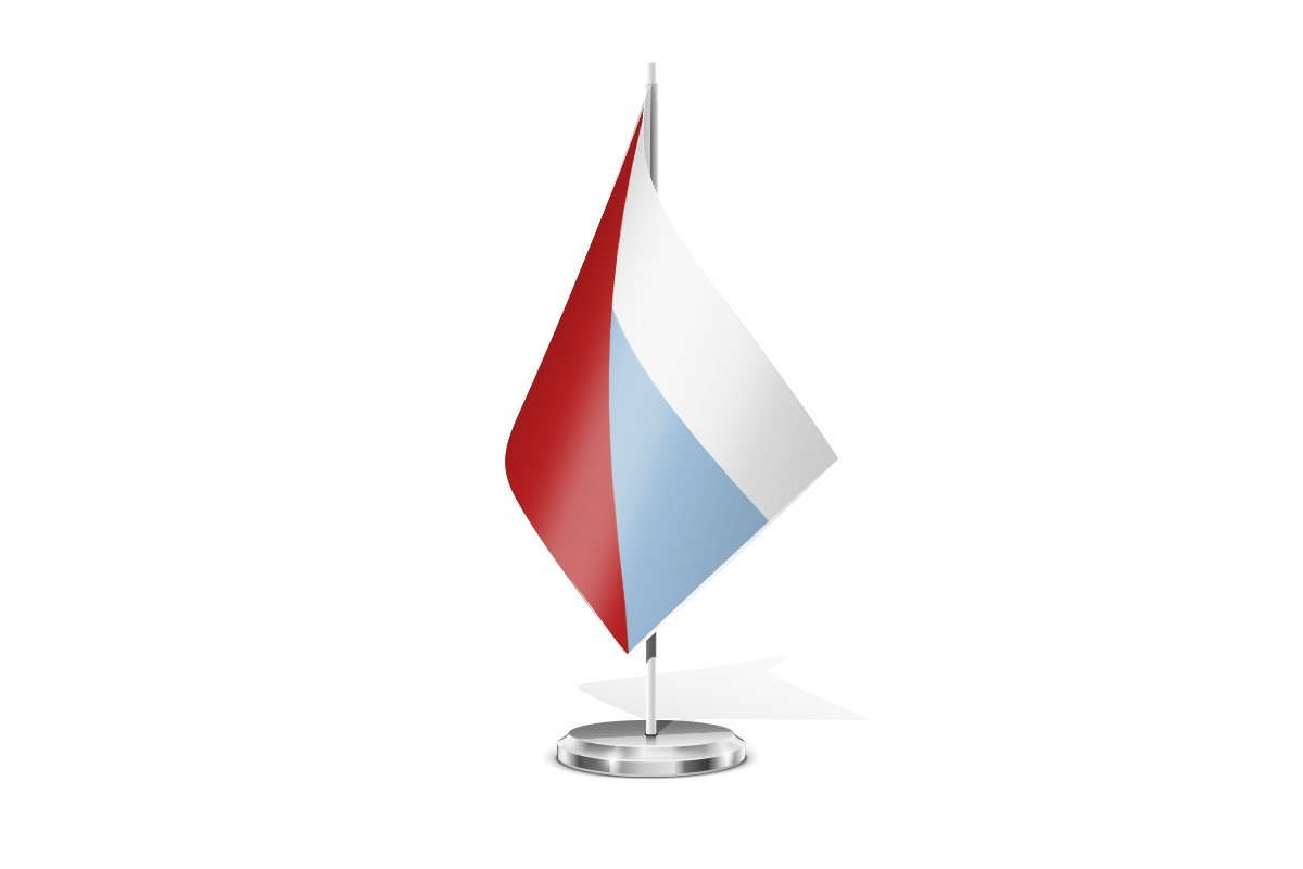 Bandera de mesa de Barco de Valdeorras