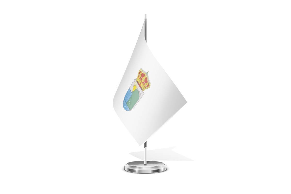 Bandera de mesa de Barro