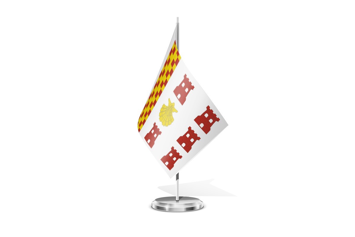 Bandera de mesa de Begonte