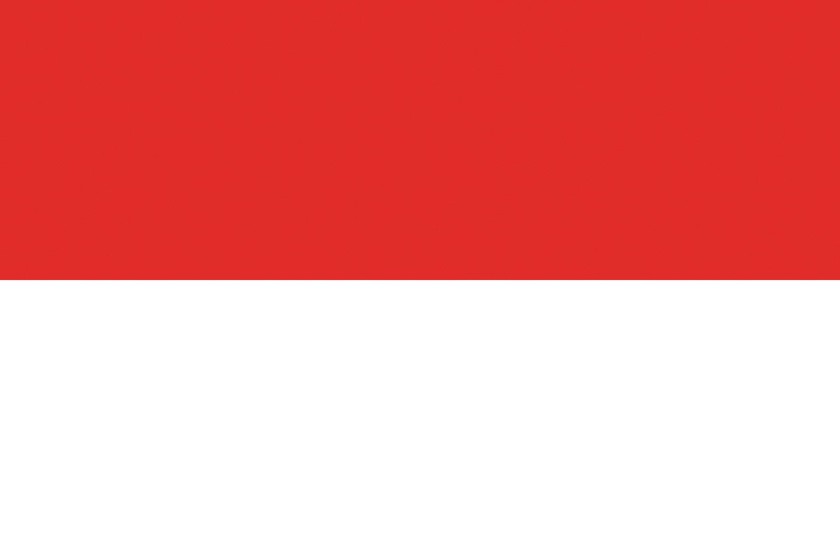 Bandera de Monaco sin escudo de alta calidad para exterior Bandera de Monaco sin escudo de alta calidad para exterior