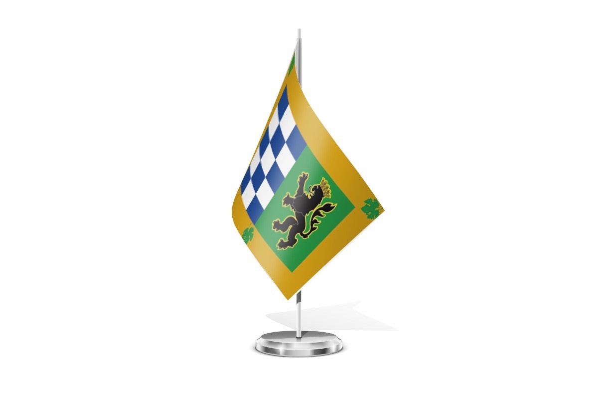 Bandera de mesa de Belmonte de Tajo