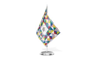 Bandera de mesa de Berriz 123