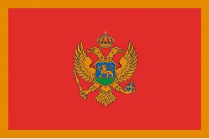 Bandera de Montenegro alta calidad para exterior 123