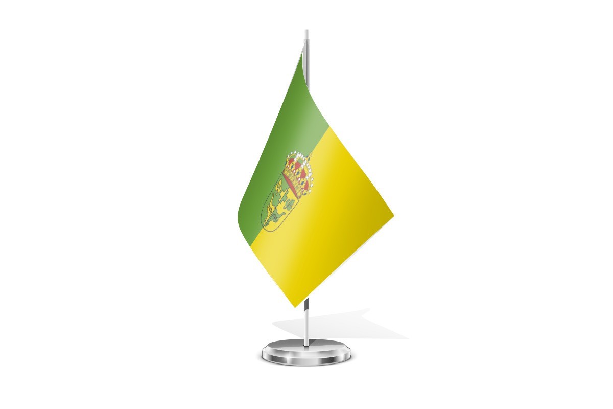 Bandera de mesa de Boborás