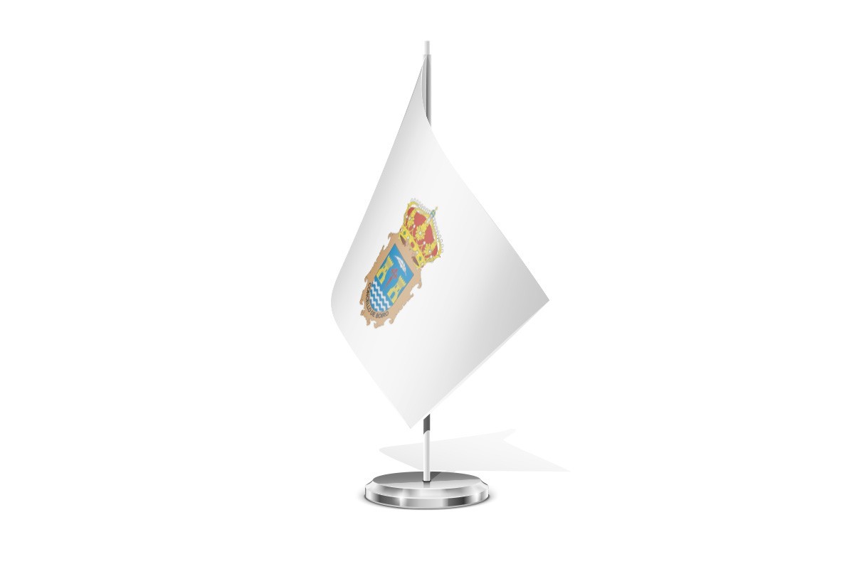 Bandera de mesa de Boiro