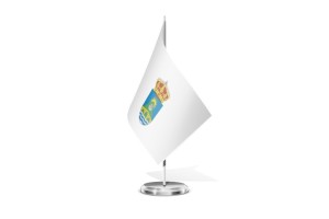 Bandera de mesa de Boqueixón 123