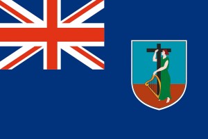 Bandera de Montserrat alta calidad para exterior 123