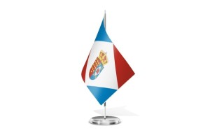 Bandera de mesa de Brunete 123