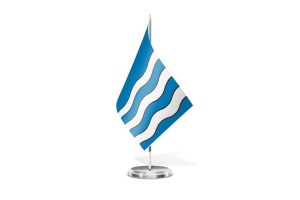 Bandera de mesa de Bueu 123