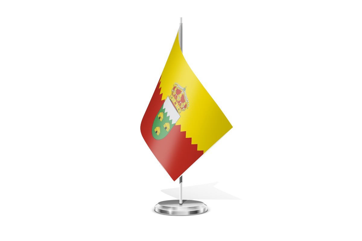 Bandera de mesa de Cabanillas de la Sierra