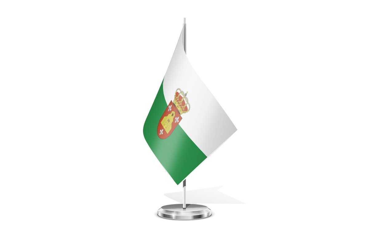 Bandera de mesa de Cabezón de Liébana
