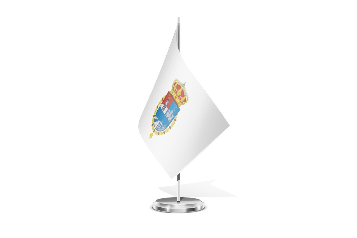 Bandera de mesa de Caldas de Reis
