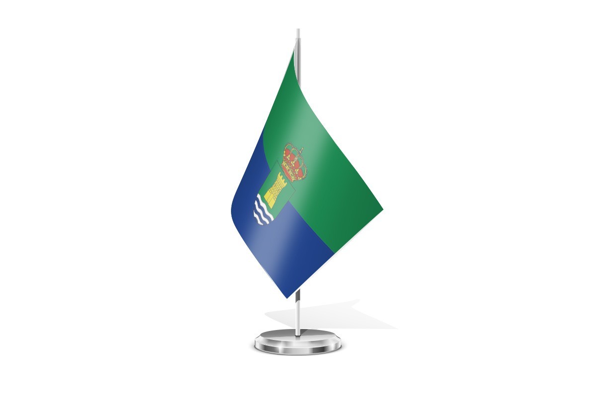 Bandera de mesa de Campoo de Yuso