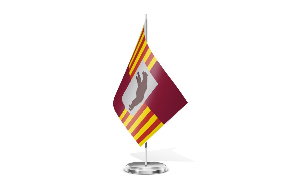 Bandera de mesa de Campos