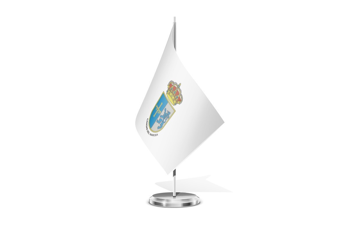 Bandera de mesa de Cangas del Narcea