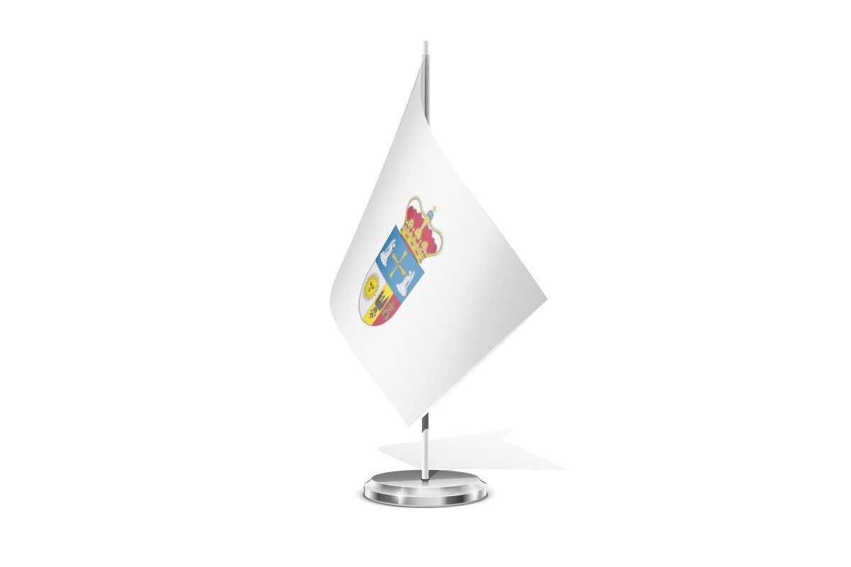Bandera de mesa de Caravia