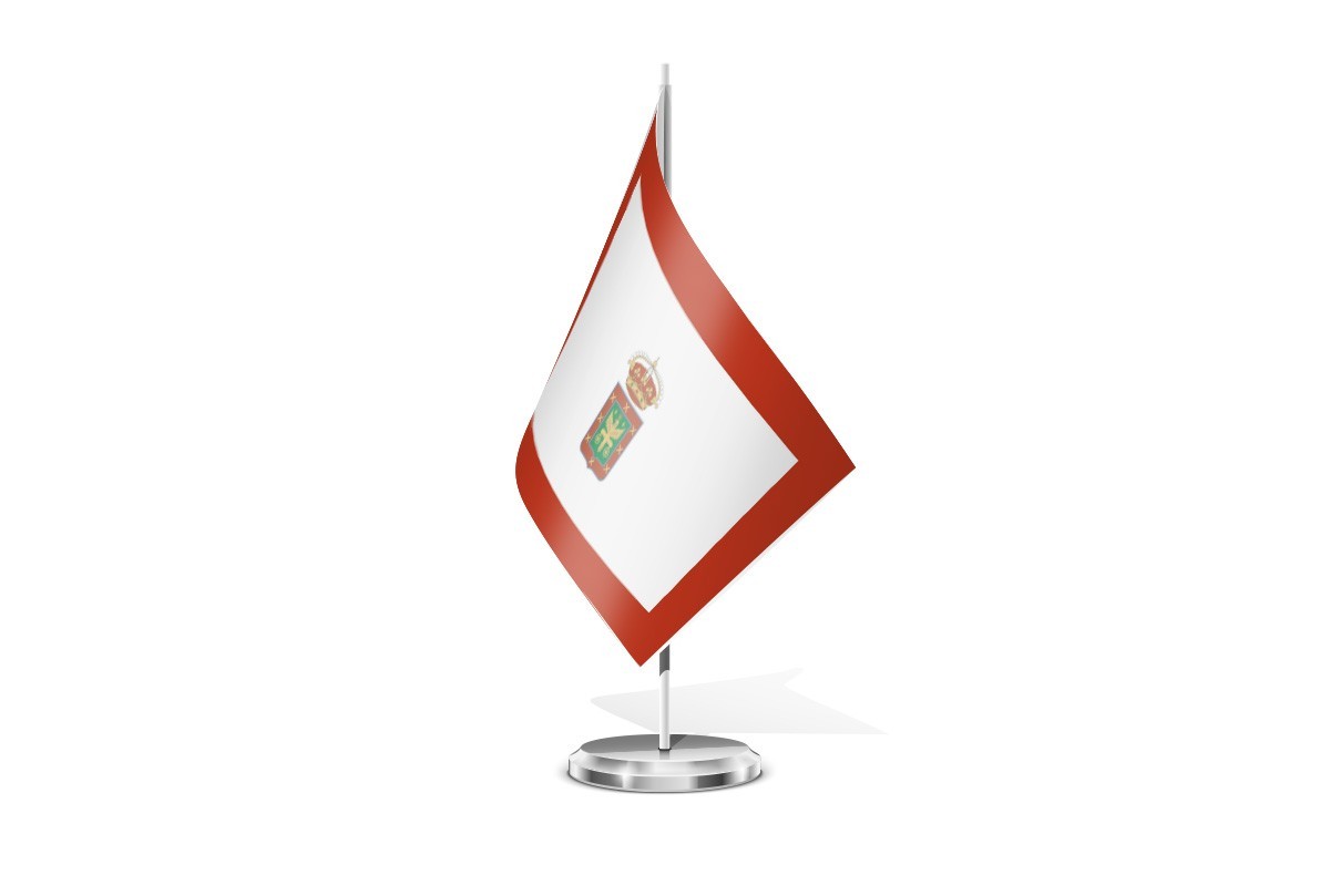 Bandera de mesa de Carreño