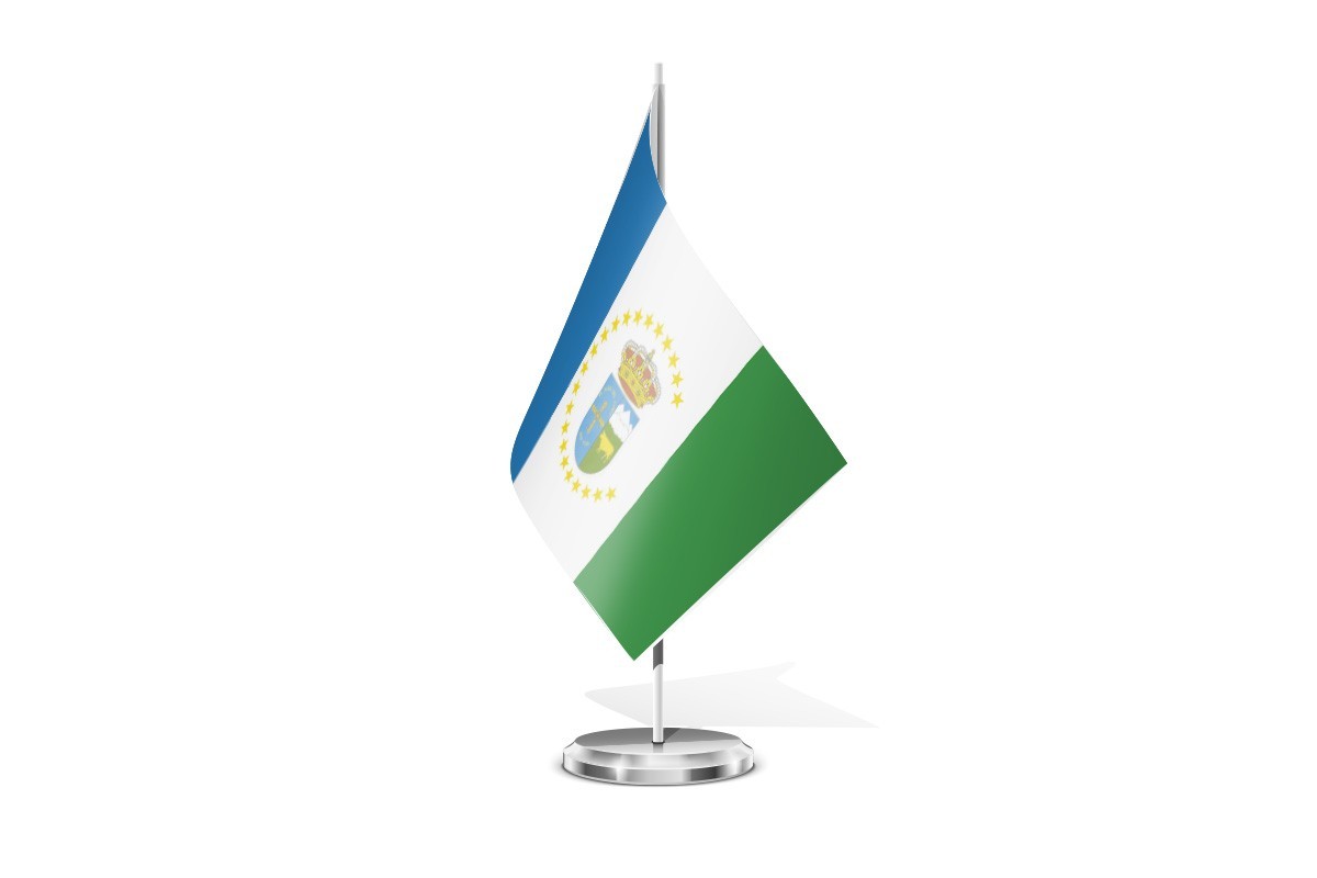 Bandera de mesa de Caso