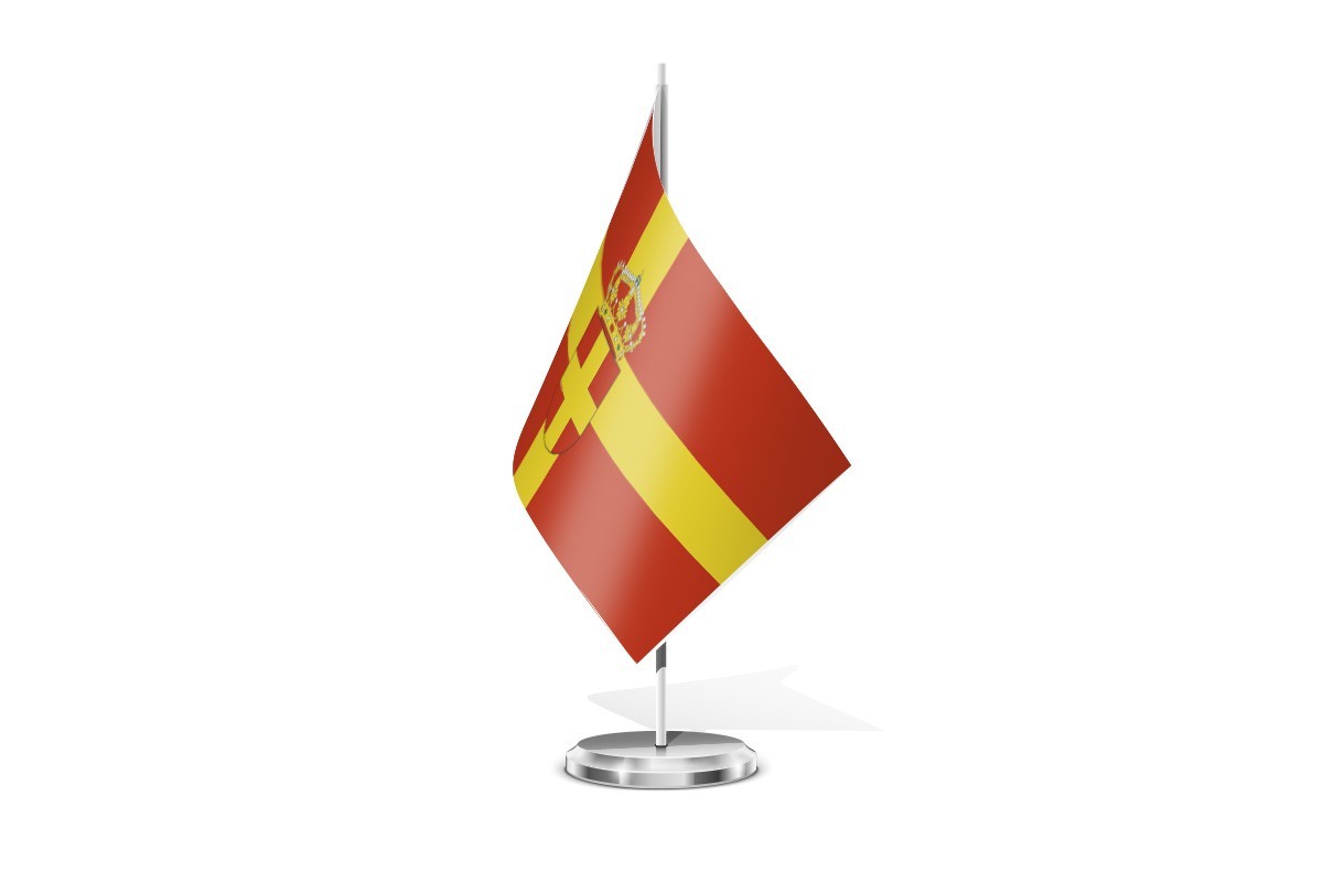 Bandera de mesa de Castañeda