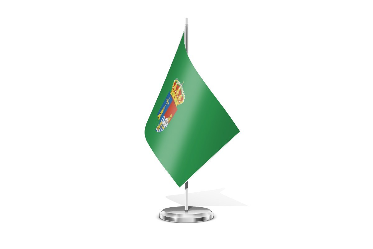 Bandera de mesa de Castrillón
