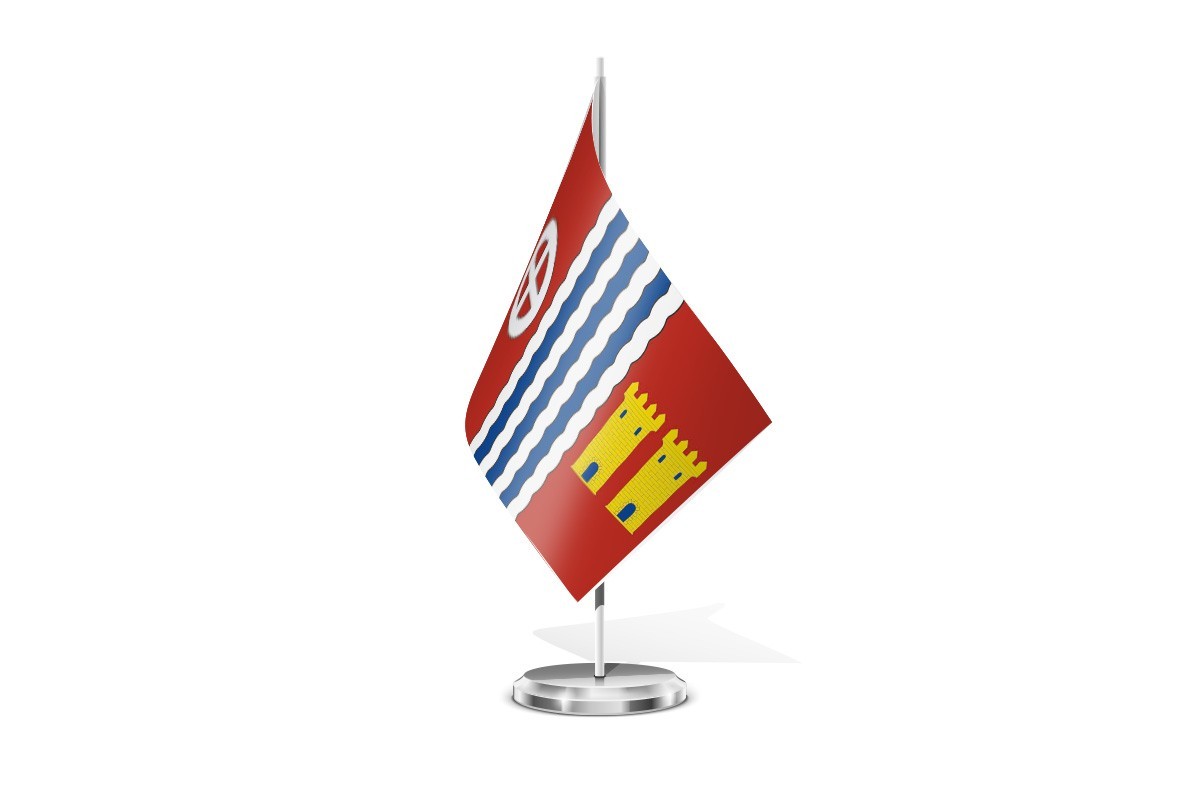 Bandera de mesa de Catoira