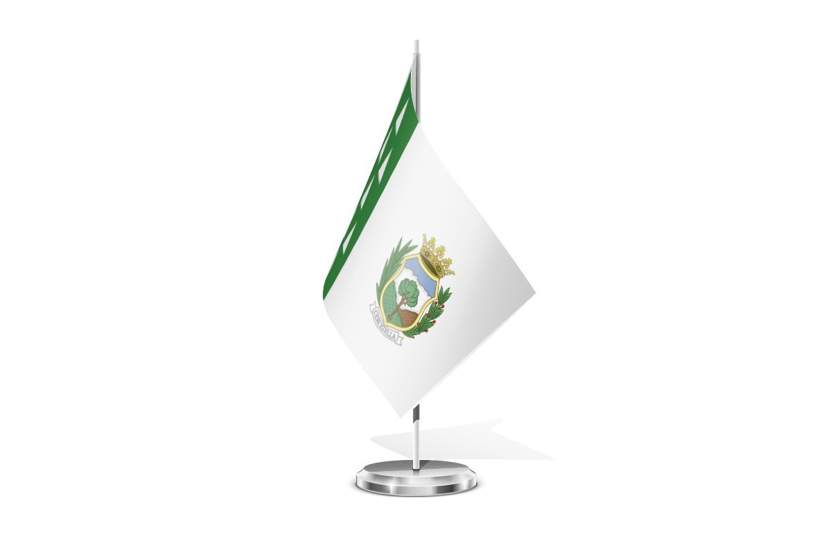 Bandera de mesa de Cercedilla