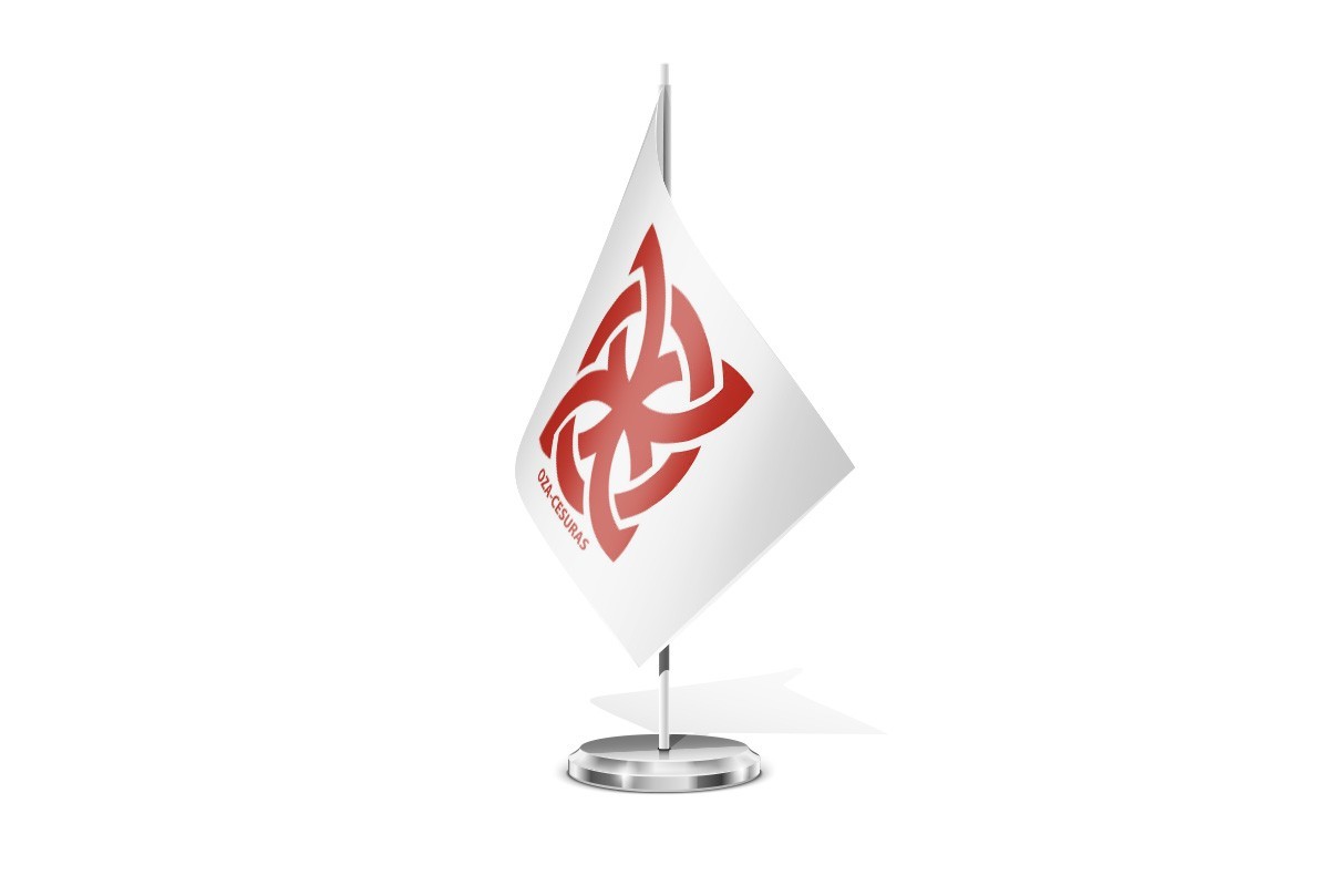 Bandera de mesa de Cesuras