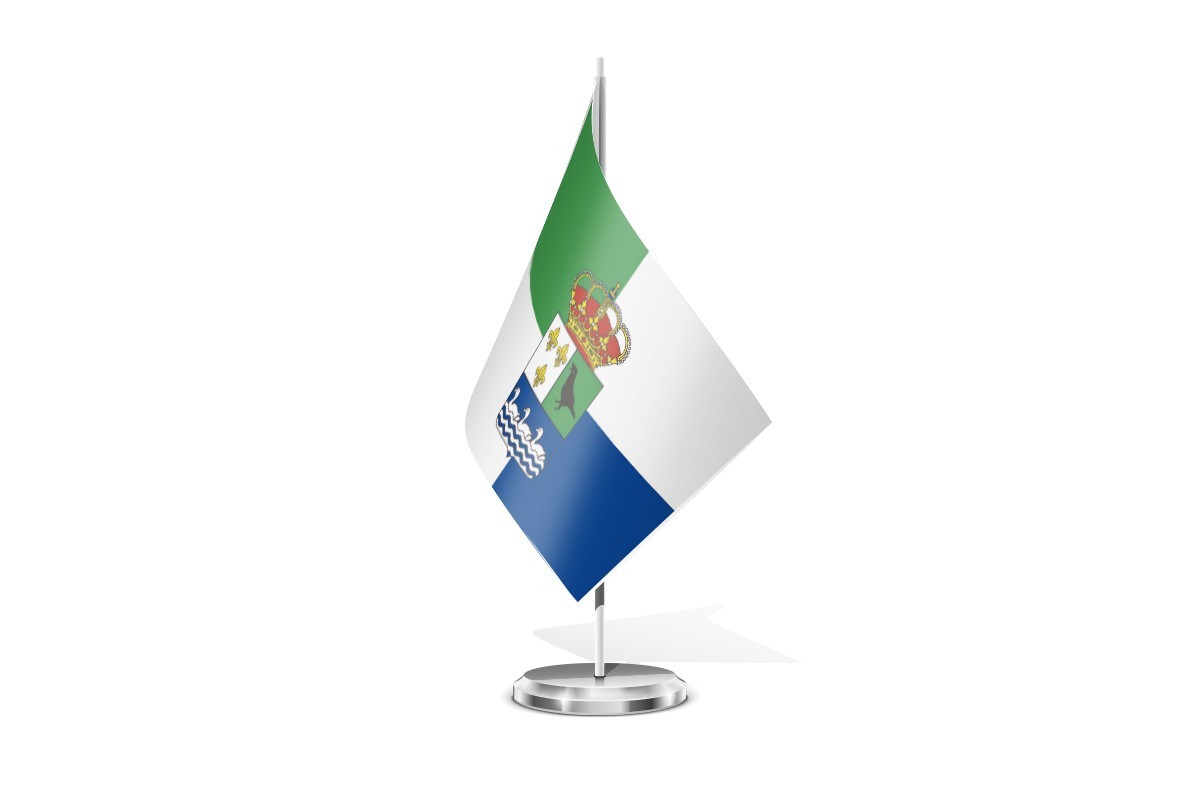 Bandera de mesa de Colunga
