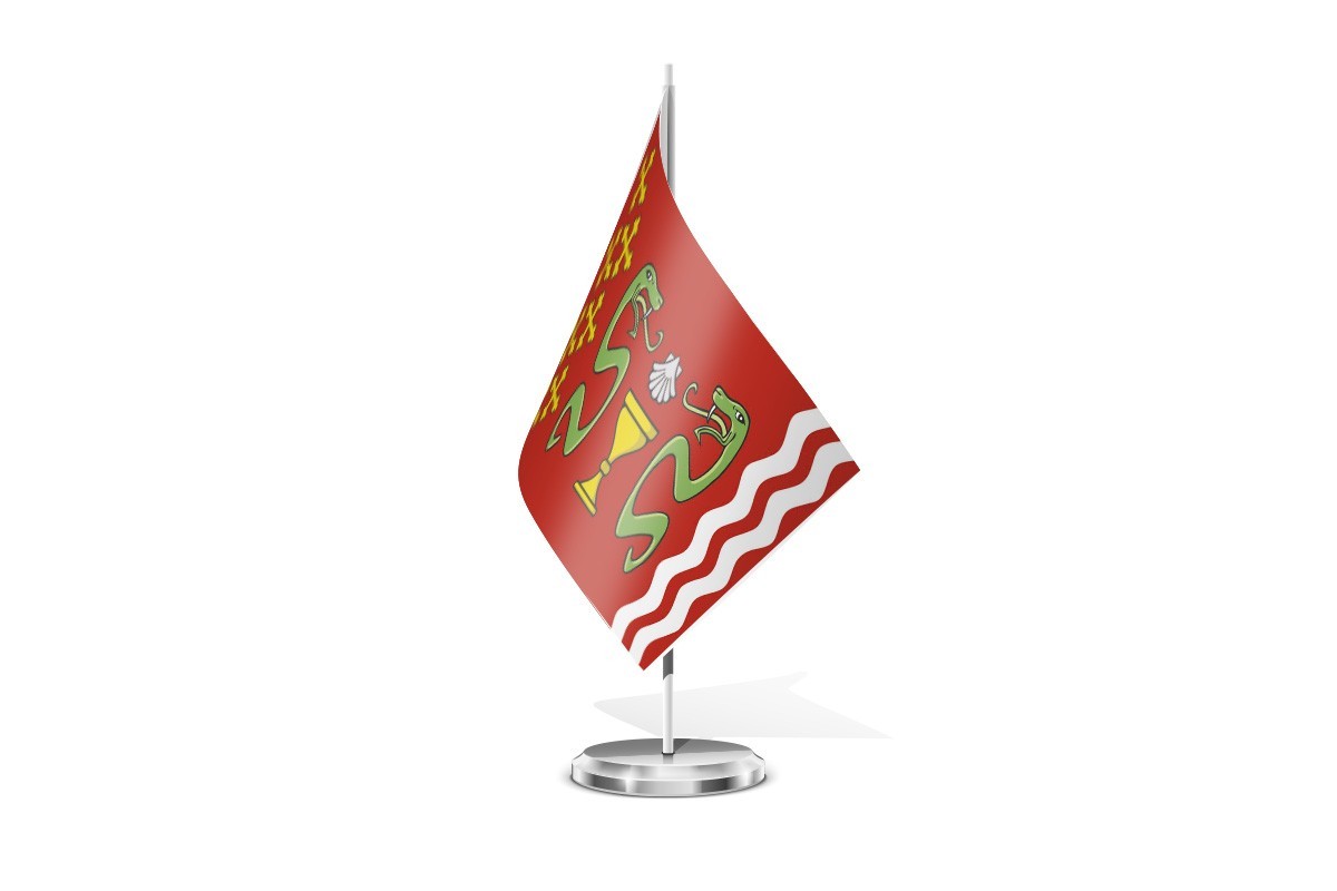 Bandera de mesa de Cortegada