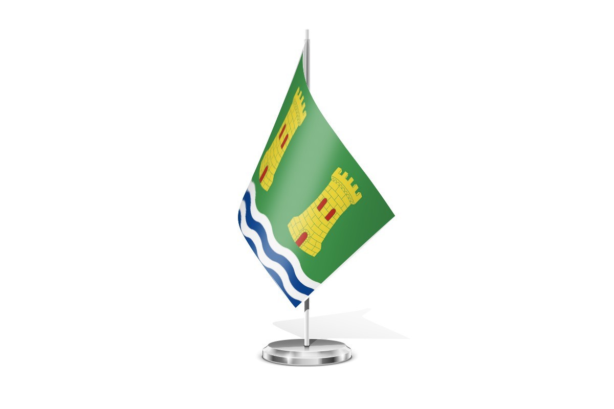 Bandera de mesa de Cospeito