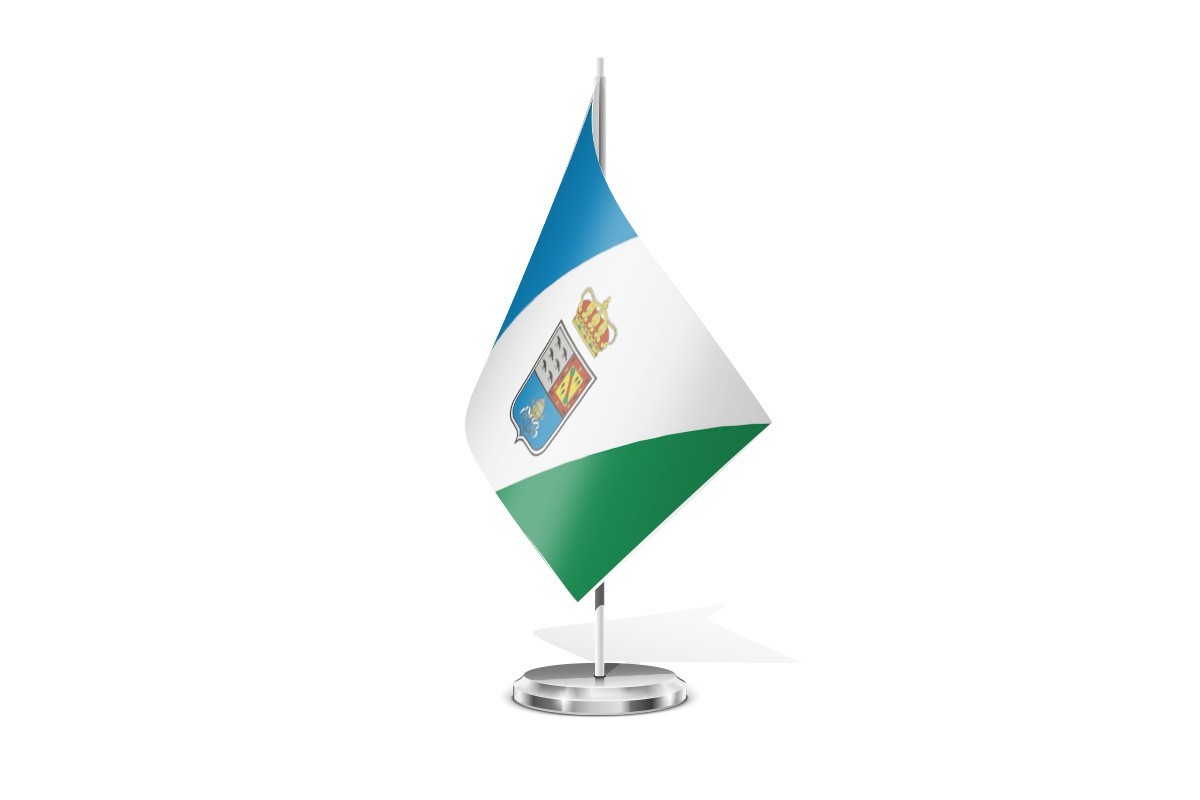 Bandera de mesa de Cudillero