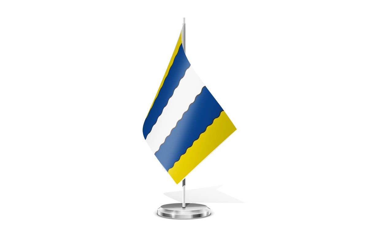 Bandera de mesa de Dumbría