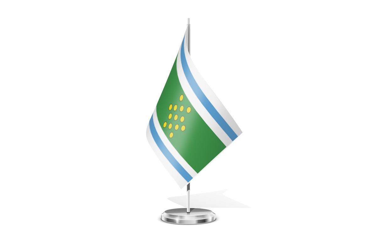 Bandera de mesa de Forcarei