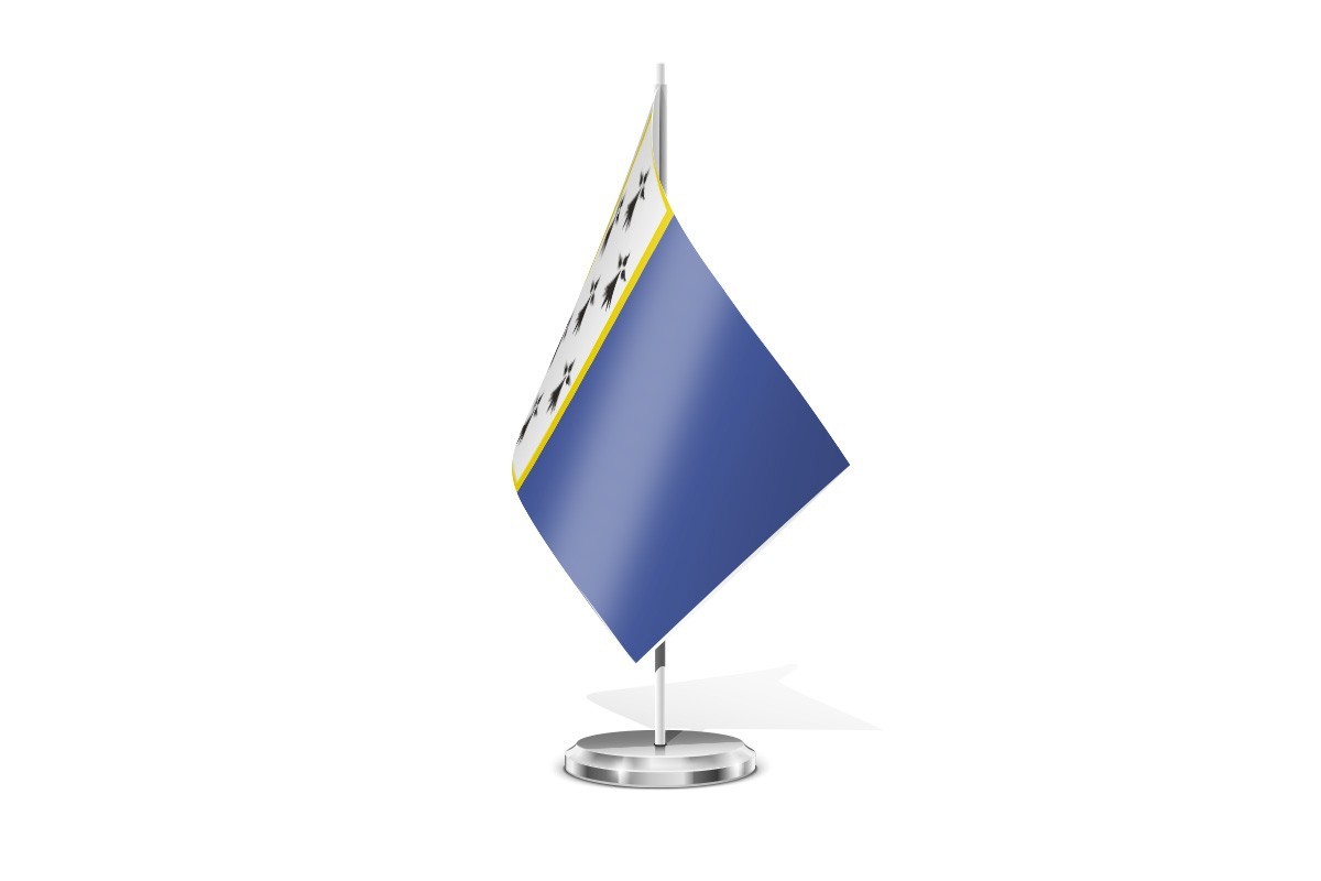 Bandera de mesa de Fruiz