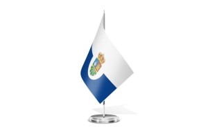Bandera de mesa de Fuenlabrada 123